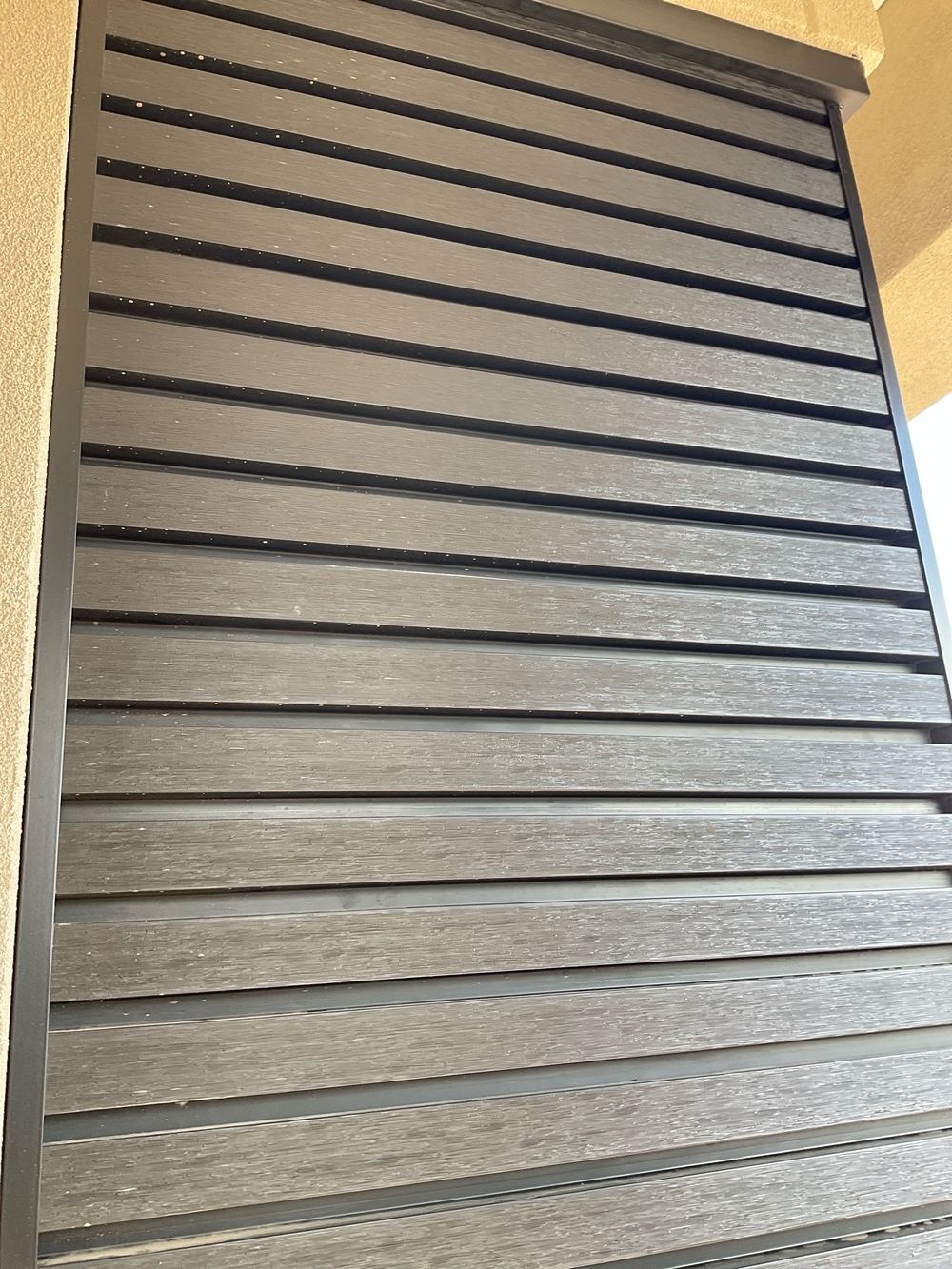 Cladding installed in a different colour from the one in the contract, found during a pre-handover (PCI) inspection in Manor Lakes